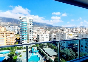 Апартаменты на первой береговой линии в районе Махмутлар 