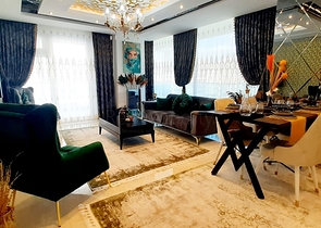 Апартаменты на первой береговой линии в районе Махмутлар 