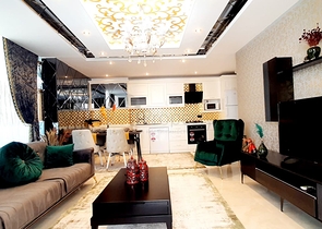 Апартаменты на первой береговой линии в районе Махмутлар 