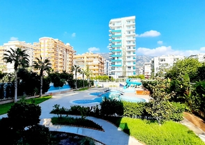 Апартаменты на первой береговой линии в районе Махмутлар 