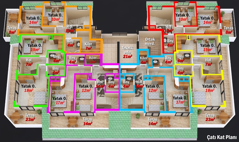 Новый проект в районе Махмутлар