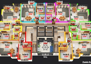 Новый проект в районе Махмутлар