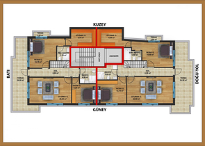 Просторные пентхаусы 3+1 на продажу в центре Анталии