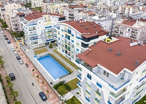 Пентхаус 3+1 с мебелью в пешей доступности к морю