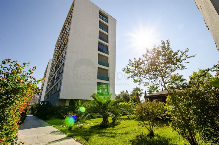 Меблированная квартира 2+1 с видом на море в Гюзельоба Лара 