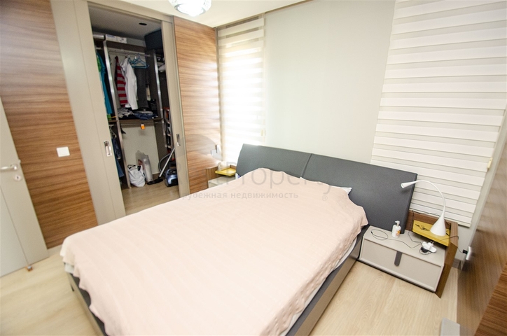 Меблированная квартира 2+1 с видом на море в Гюзельоба Лара 