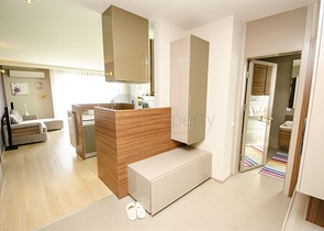 Меблированная квартира 2+1 с видом на море в Гюзельоба Лара 