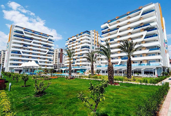 Квартира 1+1 в комплексе с богатой инфраструктурой в районе Авсаллар