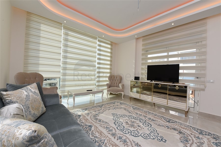 Большая меблированная квартира 2+1 в комплексе люкс класса