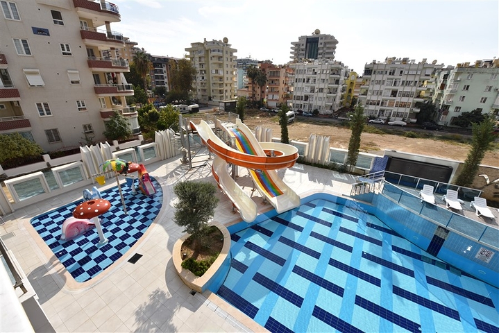 Большая меблированная квартира 2+1 в комплексе люкс класса