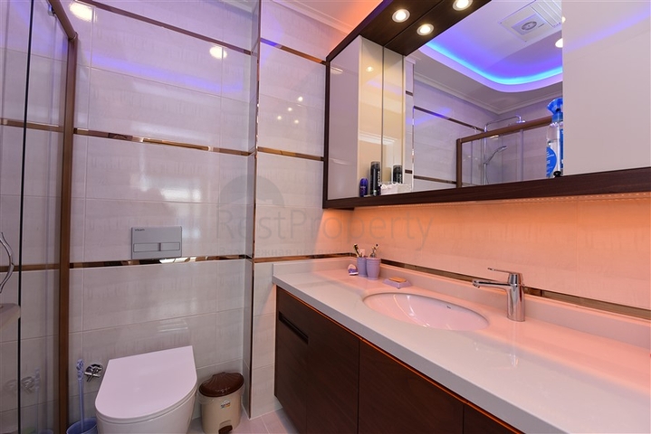 Большая меблированная квартира 2+1 в комплексе люкс класса