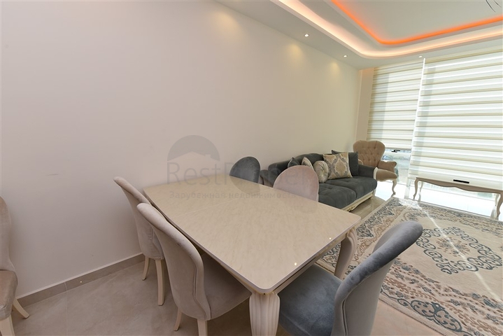 Большая меблированная квартира 2+1 в комплексе люкс класса