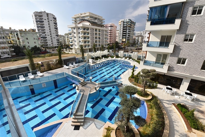 Большая меблированная квартира 2+1 в комплексе люкс класса