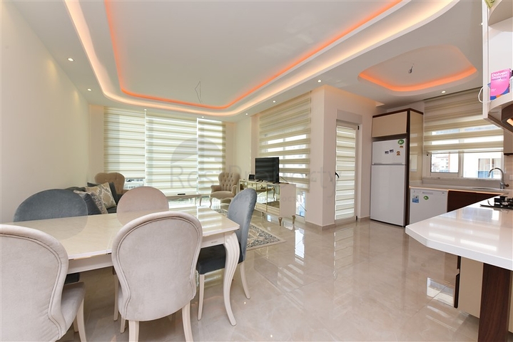 Большая меблированная квартира 2+1 в комплексе люкс класса