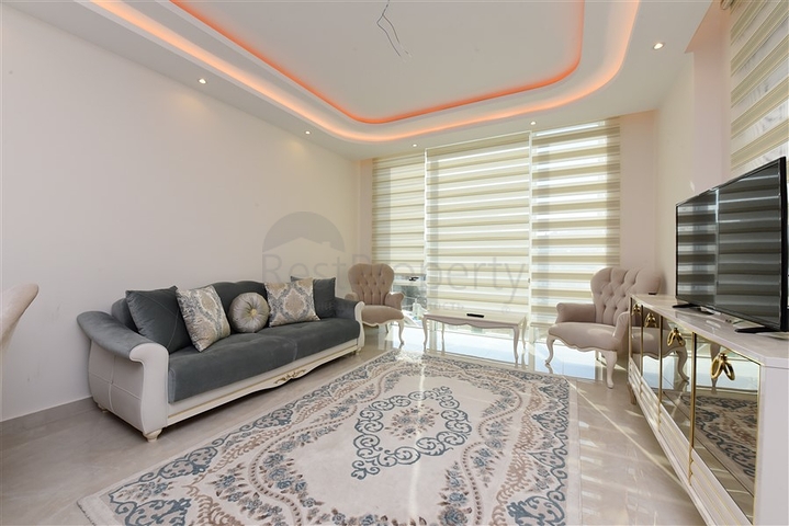 Большая меблированная квартира 2+1 в комплексе люкс класса