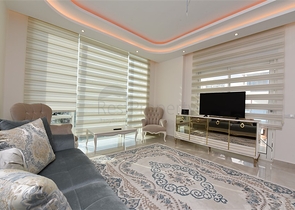 Большая меблированная квартира 2+1 в комплексе люкс класса