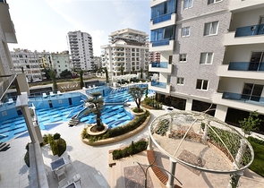 Большая меблированная квартира 2+1 в комплексе люкс класса