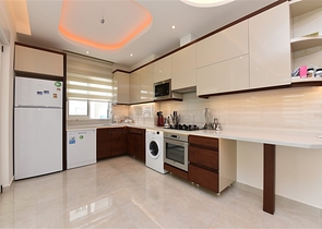 Большая меблированная квартира 2+1 в комплексе люкс класса