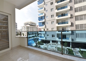 Большая меблированная квартира 2+1 в комплексе люкс класса