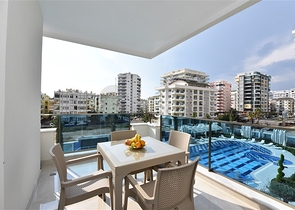 Большая меблированная квартира 2+1 в комплексе люкс класса