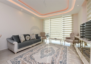 Большая меблированная квартира 2+1 в комплексе люкс класса