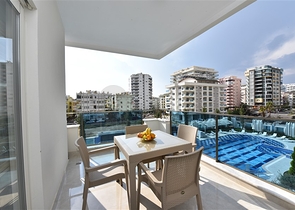 Большая меблированная квартира 2+1 в комплексе люкс класса