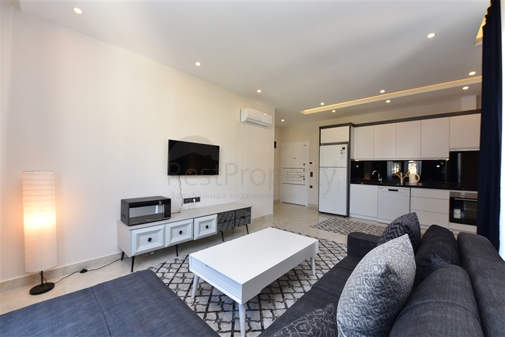 Меблированная квартира 1+1 в центре Аланьи 