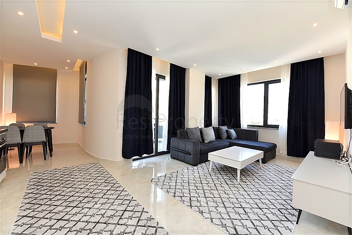 Меблированная квартира 1+1 в центре Аланьи 