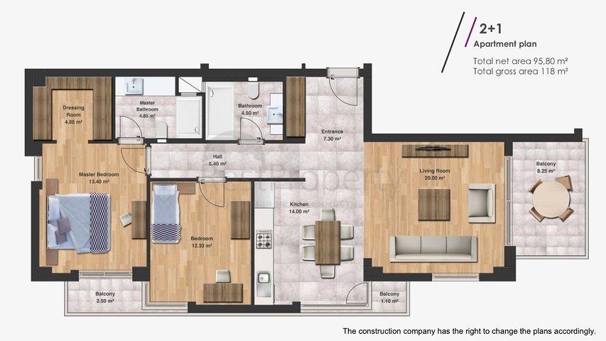 Новый шикарный комплекс в центре курортной Алании