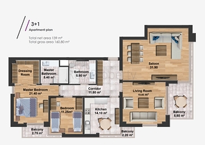 Новый шикарный комплекс в центре курортной Алании