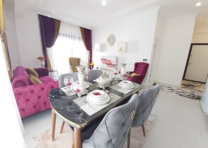 Двухкомнатная абсолютно новая квартира в Махмутларе