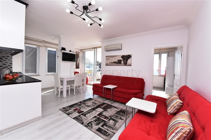 Меблированная квартира 2+1 с видом на пляж Клеопатра