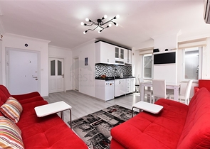 Меблированная квартира 2+1 с видом на пляж Клеопатра