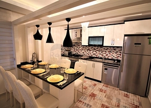 Квартира 2+1 с видом на море в районе Махмутлар