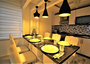 Квартира 2+1 с видом на море в районе Махмутлар