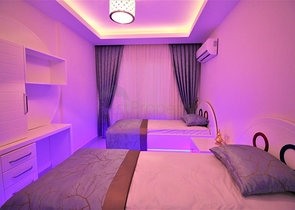 Квартира 2+1 с видом на море в районе Махмутлар