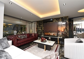 Шикарная меблированная вилла планировкой 3+1 в центре Аланьи