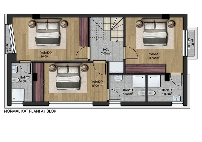 Инвестиционный проект вилл 5+1 в районе Гюзельоба Лара Анталья