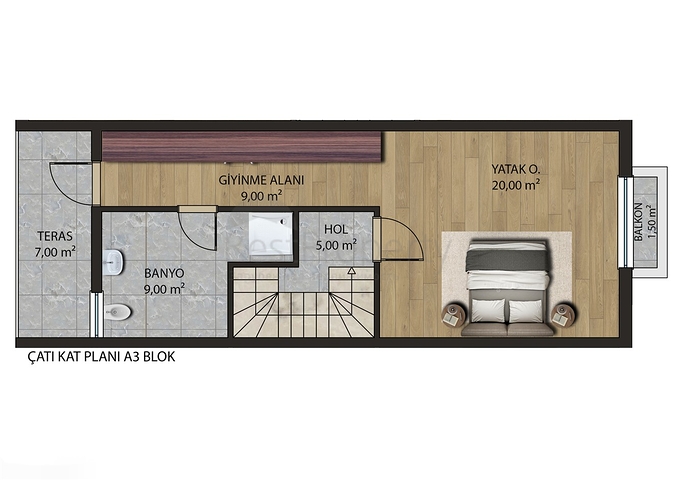 Инвестиционный проект вилл 5+1 в районе Гюзельоба Лара Анталья