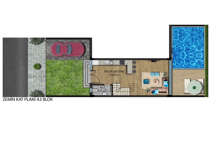 Инвестиционный проект вилл 5+1 в районе Гюзельоба Лара Анталья