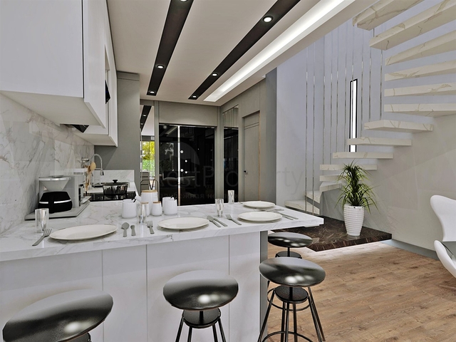 Инвестиционный проект вилл 5+1 в районе Гюзельоба Лара Анталья