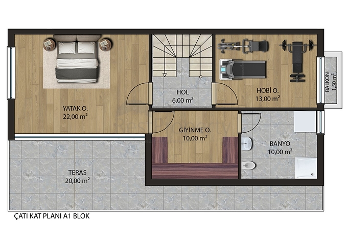 Инвестиционный проект вилл 5+1 в районе Гюзельоба Лара Анталья