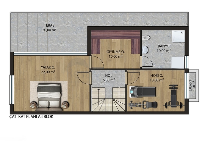 Инвестиционный проект вилл 5+1 в районе Гюзельоба Лара Анталья