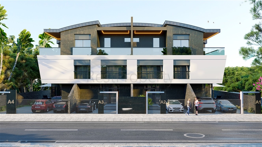 Инвестиционный проект вилл 5+1 в районе Гюзельоба Лара Анталья