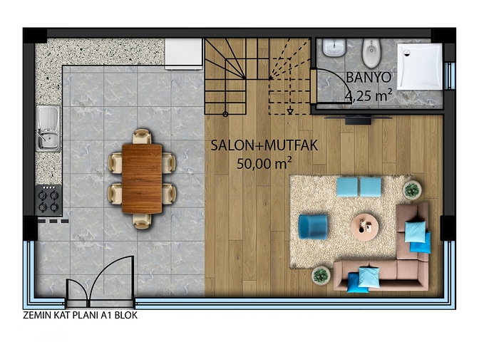 Инвестиционный проект вилл 5+1 в районе Гюзельоба Лара Анталья