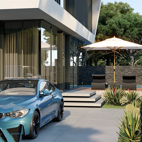 Инвестиционный проект вилл 5+1 в районе Гюзельоба Лара Анталья