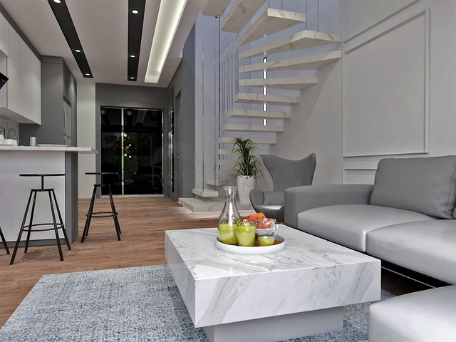 Инвестиционный проект вилл 5+1 в районе Гюзельоба Лара Анталья