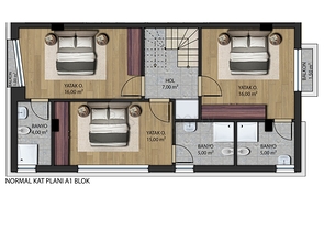 Инвестиционный проект вилл 5+1 в районе Гюзельоба Лара Анталья