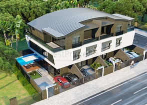 Инвестиционный проект вилл 5+1 в районе Гюзельоба Лара Анталья