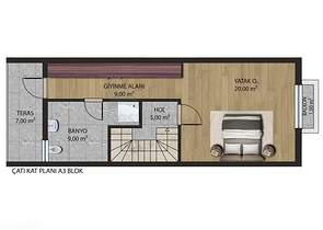 Инвестиционный проект вилл 5+1 в районе Гюзельоба Лара Анталья